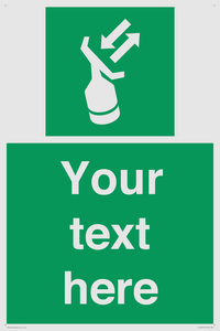 Custom sign safe condition Search and rescue transponder